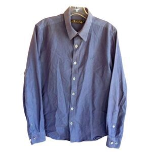 Beagle Authentic and Official Brand Women M Long Sleeve Button Down Dress Shirt